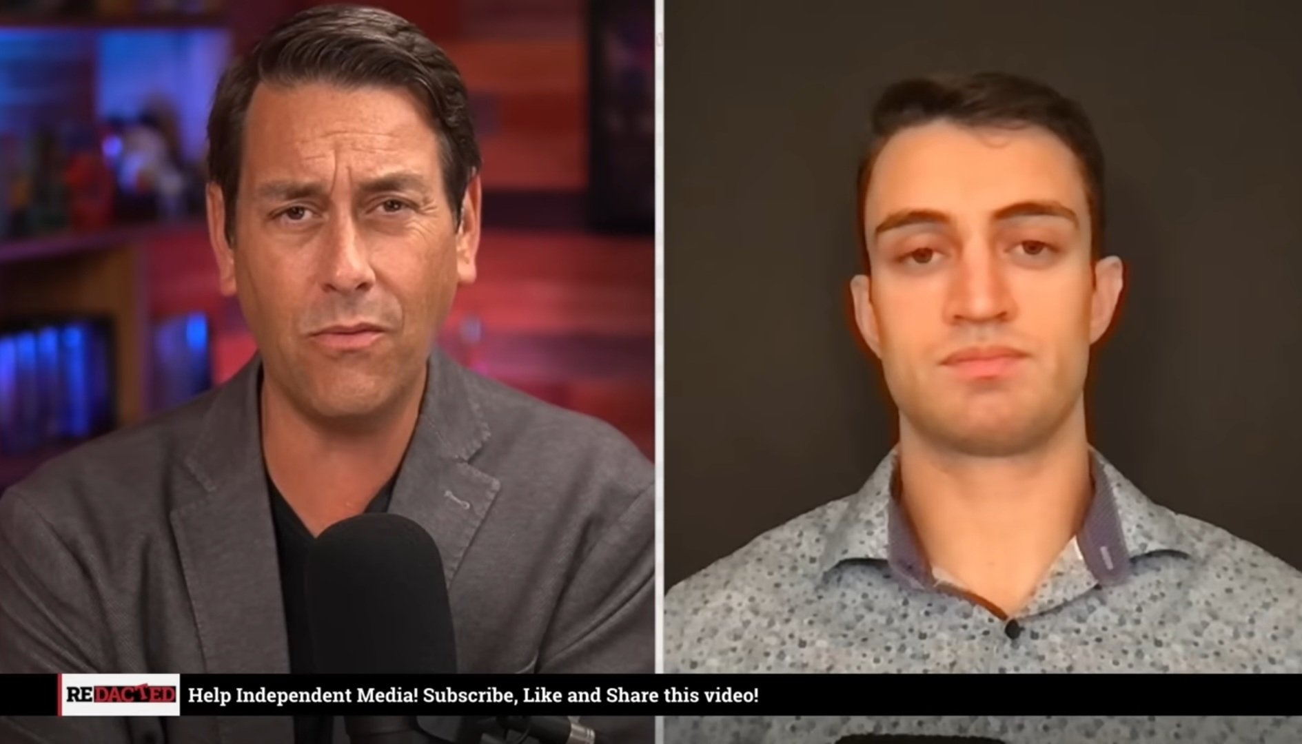 Anthony Rubin and Clayton Morris discussing child trafficking